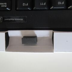 ELECOM  ワイヤレスキーボード　TK-FDM086TBK 　2.4GHz帯の画像