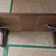 折りたたみ式 木製ローテーブル（折脚座卓A）の画像