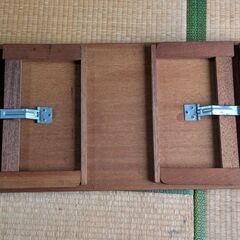 折りたたみ式 木製ローテーブル（折脚座卓A）の画像