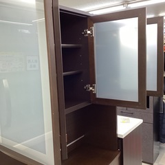 ⭐️春日市⭐️3面レンジボード⭐️ TAKEDOMI⭐️レンジボート⭐️収納力⭐️茶色⭐️定価85,000円⭐️No2062の画像