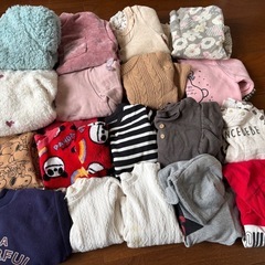 子ども キッズ 秋冬用服 90センチ  38着まとめ売りの画像
