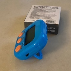 新品 未使用 キッチンタイマー 電池入り 卓上 磁石の画像