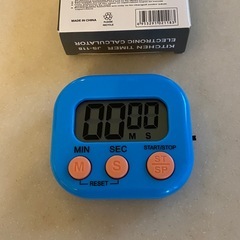 新品 未使用 キッチンタイマー 電池入り 卓上 磁石の画像