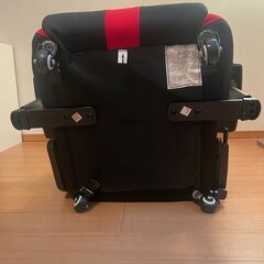 座椅子ゲーミングチェア 赤黒の画像