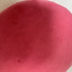 お話中【差し上げます】ピンク　クッションの画像