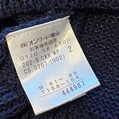 美品 any SIS 薄手ニットセーター 長袖 レディース9号の画像
