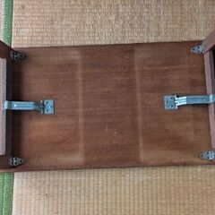 折りたたみ式 木製ローテーブル（折脚座卓B）の画像