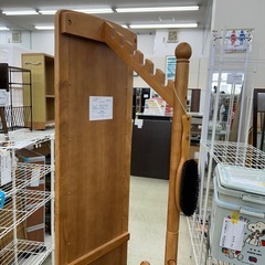 リユースのサカイ東金店 鏡付き ハンガーラック TJ15789の画像