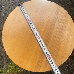 円形スツール キャスター付き 木製座面　丸椅子　スチール製　金属脚の画像