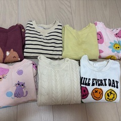 80-90ベビー服長袖の画像