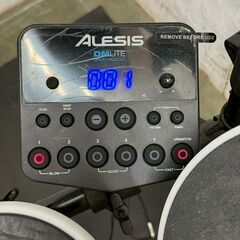 【ALESIS】 アレシス 電子ドラムキット DM LITE 電ドラ ドラムスティック付き 電子パーカッション 電子ドラムセット A0658の画像