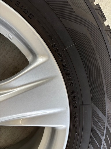 トヨタ純正17インチホイールスタッドレスタイヤセット