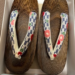 浴衣　130 140 下駄、帯の3点セット　黒の画像