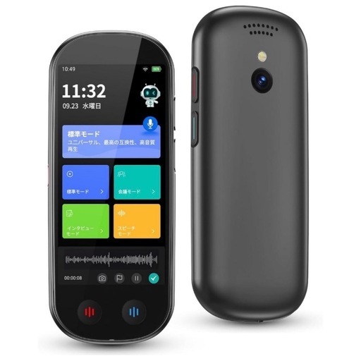 MUMEOMU M4 AI ボイスレコーダー 文字起こし　カメラ翻訳