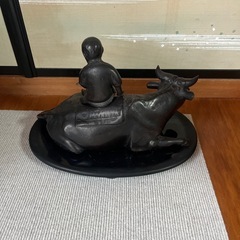鉄製　童子置物の画像
