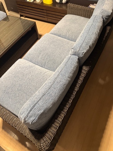 ラタン エスニック　ソファー