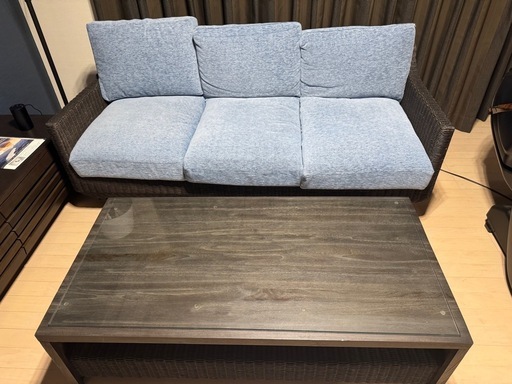 ラタン エスニック　ソファー