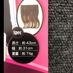 ✨無料✨◎新品◎ エレガンス リキッド ファンデーション✨無料✨◎新品◎ ウィッグ　襟足カールタイプ　ブラック　耐熱　 ✨ 無料✨◎おまけ◎ 同様ファンデーション(開封済み) 1本の画像