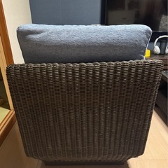 ラタン エスニック チェア ソファーの画像