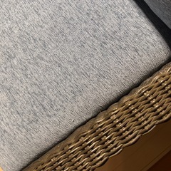 ラタン エスニック チェア ソファーの画像