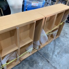 ⭐️土日元気に営業中❗️⭐️ 訳あり‼️ 本棚(２つとも板受けダボ欠品)１つのお値段ですの画像