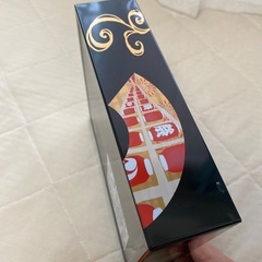 【無料で差し上げます】ヨックモック　扇子柄　空き缶の画像