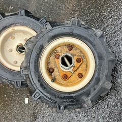 耕運機 タイヤ 3.50-5 左右セットの画像