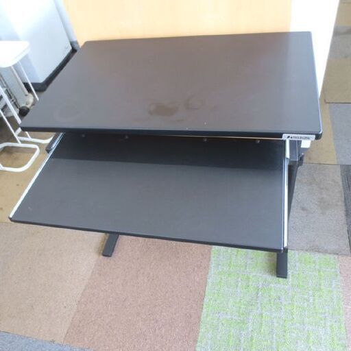 バウヒュッテ  昇降式 パソコンデスク 幅80㎝ 奥行50～68㎝ 高さ64～85㎝ BHD-800CM PCテーブル ゲーミングデス