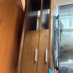 ニトリテレビ台サイドボード本棚の画像