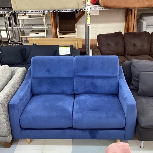?️春日市?️2Pソファ?️NI TOR I⭐️ニトリ⭐️NポケットA4?️青色?️２人用?️定価54,990円?️No2034