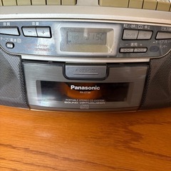 Panasonic カセット＆CD＆FM.AMデッキの画像