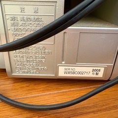 Panasonic カセット＆CD＆FM.AMデッキの画像