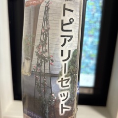 バラなどのトピアリーセットの画像