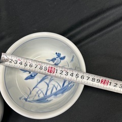 11169😸 砥部焼 鉢 深鉢 食器 陶器 ２枚セットの画像