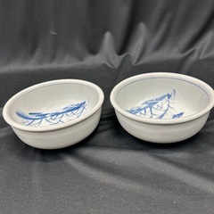 11169😸 砥部焼 鉢 深鉢 食器 陶器 ２枚セットの画像