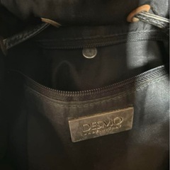 イタリア製 DESMO ブラック リュック・バックパックの画像