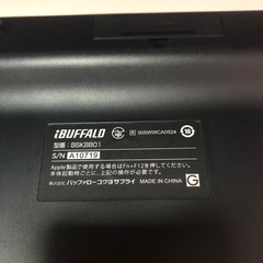 iBUFFALO Bluetoothキーボード BSKBB01の画像