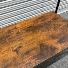 木製　スチール　ハンガーラック　ヴィンテージ調　の画像