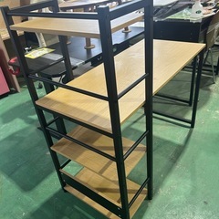 【7J16②】ラック付きパソコンデスク(チェア付き)の画像
