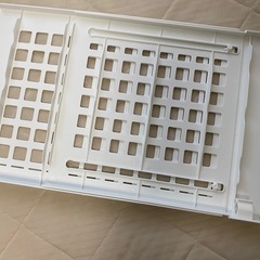 【無料で差し上げます】ダイソー　突っ張りポール棚　スライド伸縮の画像