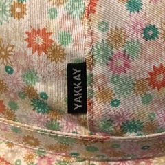 デンマーク YAKKAY 自転車用ヘルメット 花柄 　中古品の画像