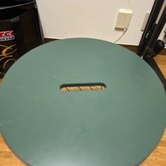 丸型収納　ローテーブルの画像