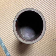 竹製　寸胴　花器の画像