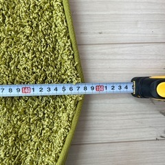 おしゃれカーペット、ジャスパー、リーフ（緑）新品未使用の画像