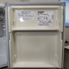 TOSHIBA 東芝冷蔵庫 1ドア GR-HB40H2(W) 外形寸法 幅425mm x 奥行450mm x 高さ520mm 定格内容積39Lの画像