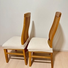 美品　ダイニングチエア　2脚の画像