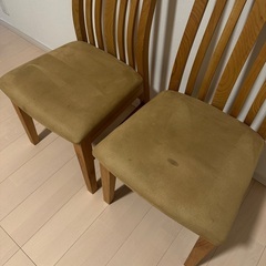 美品　ダイニングチエア　2脚の画像
