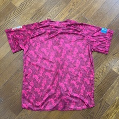 楽天イーグルス ユニフォーム ワインレッド　幾何学柄 迷彩　Lサイズの画像