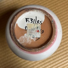 イタリア製フラワーベース花柄の画像