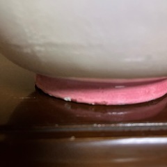 イタリア製フラワーベース花柄の画像